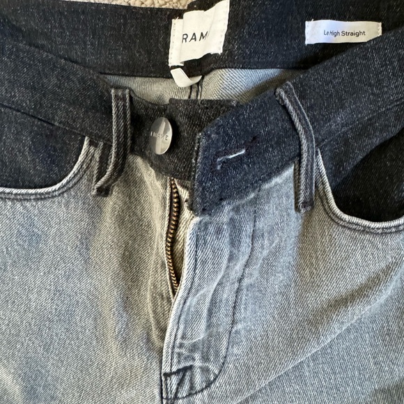 FRAME “Le High Straight” Two-toned Size 28 - Picture 2 of 6